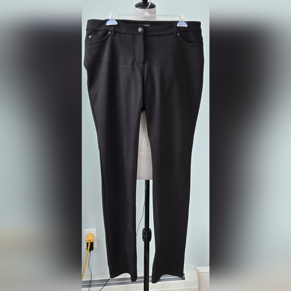 *final price* Eileen Fisher 5-pocket black jersey pants sz 14